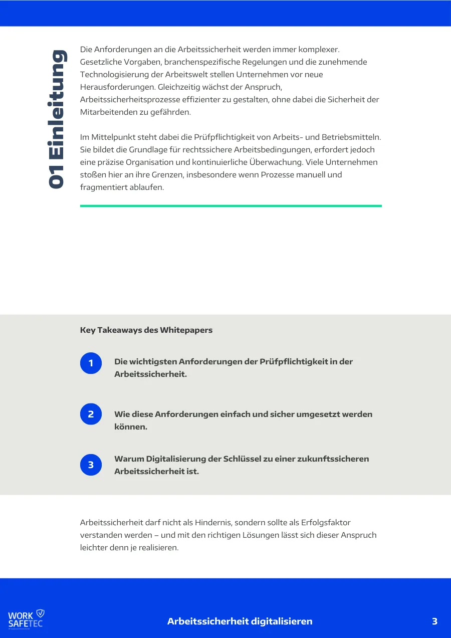 Seite 3 des Whitepapers: Einleitung und Key Takeaways