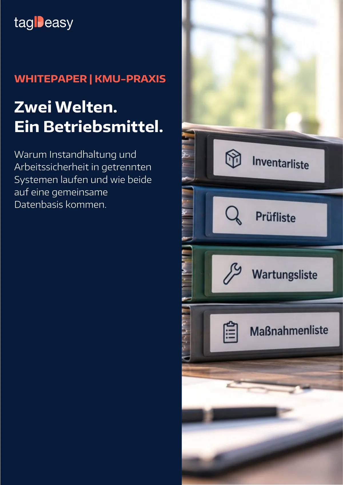 Titelseite des Whitepapers Zwei Welten, ein Betriebsmittel